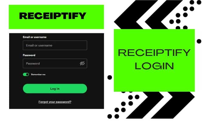 Receiptify Login