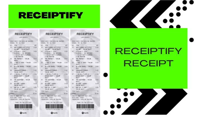 Receiptify Receipt